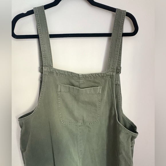 Aerie Olive Green Cotton Overalls Size L - Picture 8 of 16